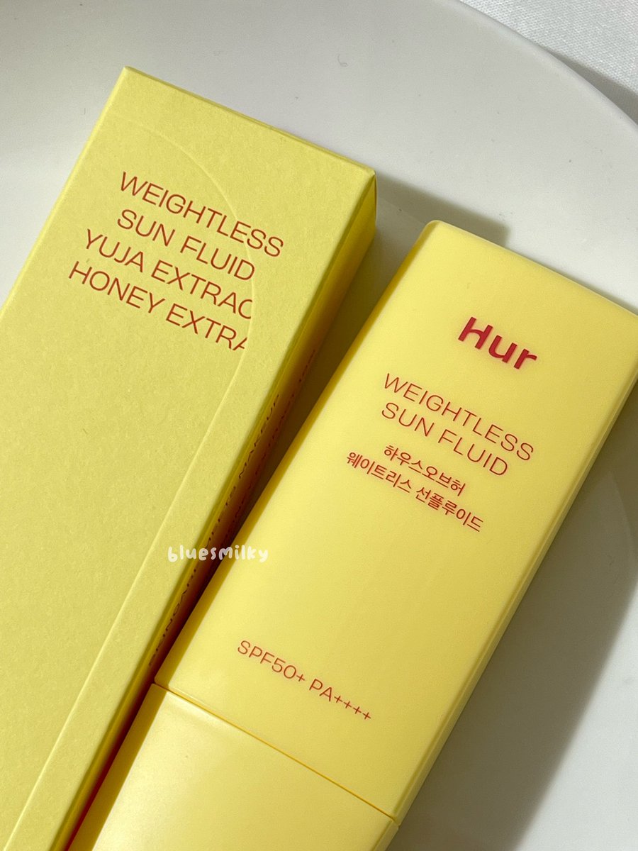 bluesmilky's tweet photo. baru tau ada sunscreen yang kandungannya ada jeju yuja dan madu dari new zealand🍊🍯😭‼️

korean sunscreen yang enak banget dipake diiklim indonesia ini✨👍🏼 https://t.co/TyvZxs1XT2