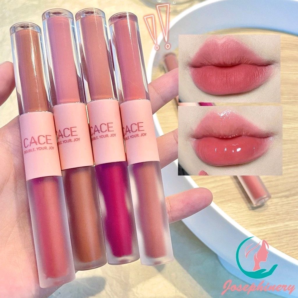 Lv_from01's tweet photo. Cek [JO]CACE Lipstick Matte DoubleSense 2 IN 1 Dual-ended Liquid Lipstick Velvet Tint Lightweight High Pigment Long-Lasting Waterproof-COD dengan harga Rp11.400. Dapatkan di Shopee sekarang! https://t.co/EMMDzq6B6H https://t.co/T9SCegvCBO