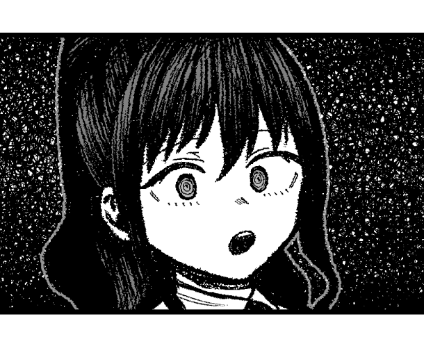 原稿無事完成しました‼️‼️‼️‼️これは昨日描いた「ホケ～😮」って顔してる若葉さんです 