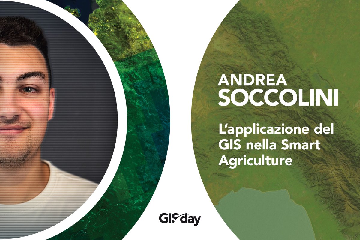 📢 GIS Day 2024 Speaker Spotlight 📢
Andrea Soccolini, Ingegnere Agricolo e Analista di Dati di Agricolus, parlerà di come il GIS ottimizzi risorse naturali, riduca sprechi e migliori la sostenibilità nella Smart Agriculture con monitoraggio preciso. bit.ly/GISDAY_2024