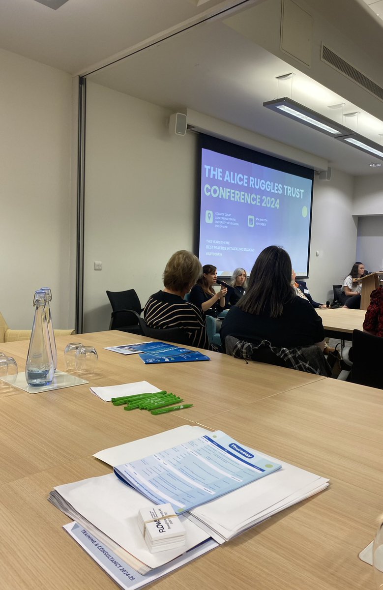 <a href="/paladinservice/">Paladin National Stalking Advocacy Service</a> <a href="/northumbriapol/">Northumbria Police</a> panel discussion around multi agency work for intervention <a href="/ACR_Trust/">Alice Ruggles Trust</a>. Needs #funding &amp; #stalking often bottom of pile &amp; can be “postcode lottery”. Stalking is complex &amp; serious. #ARTCON24