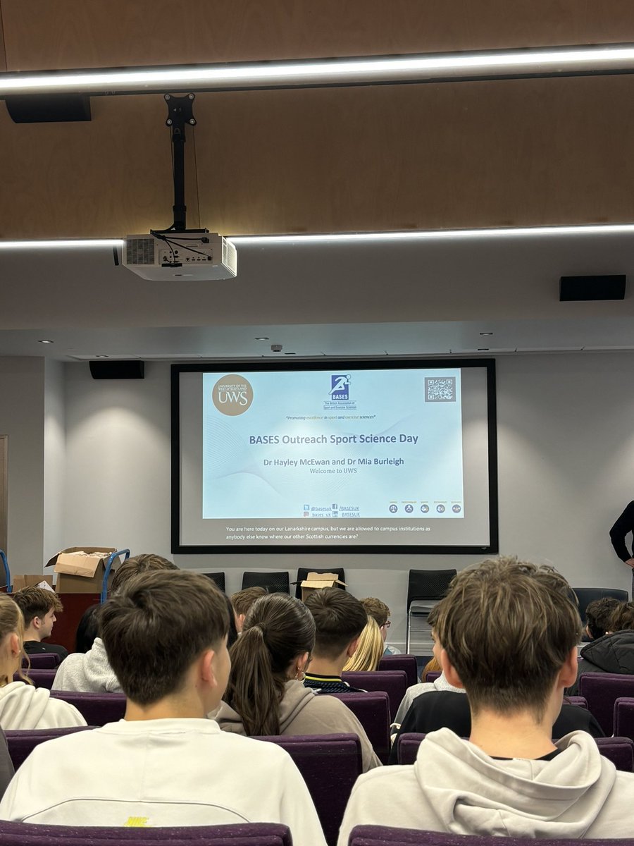 5th and 6th year PE students are really excited to be at the BASES Outreach Sport Science Day at <a href="/UniWestScotland/">UWS</a> Hamilton! 🎉🩵
Miss McDonald is super excited too😁💪🏼🚴🏽‍♀️ <a href="/StrathavenAcad/">Strathaven Academy</a> <a href="/StrathavenPE/">Strathaven Academy PE</a>