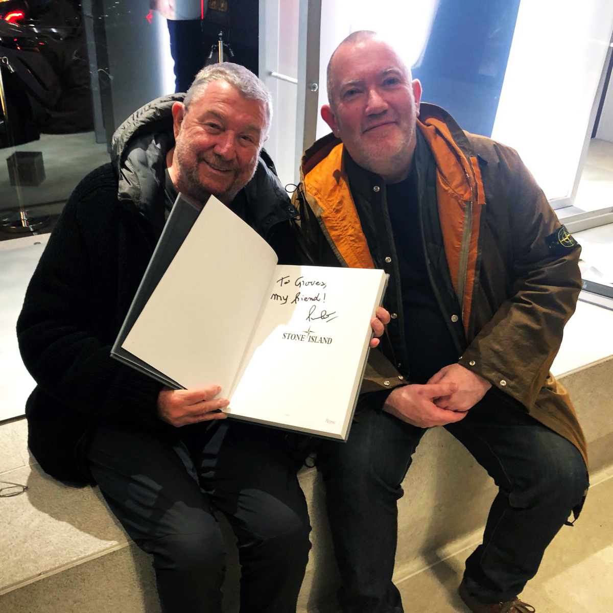 Great evening at Stone Island, Soho, celebrating the launch of the revised and updated Storia book. Fantastic to catch up with Carlo and spot some serious archival jackets worn by familiar faces. A fantastic celebration of Stone Island’s heritage, innovation and passion.