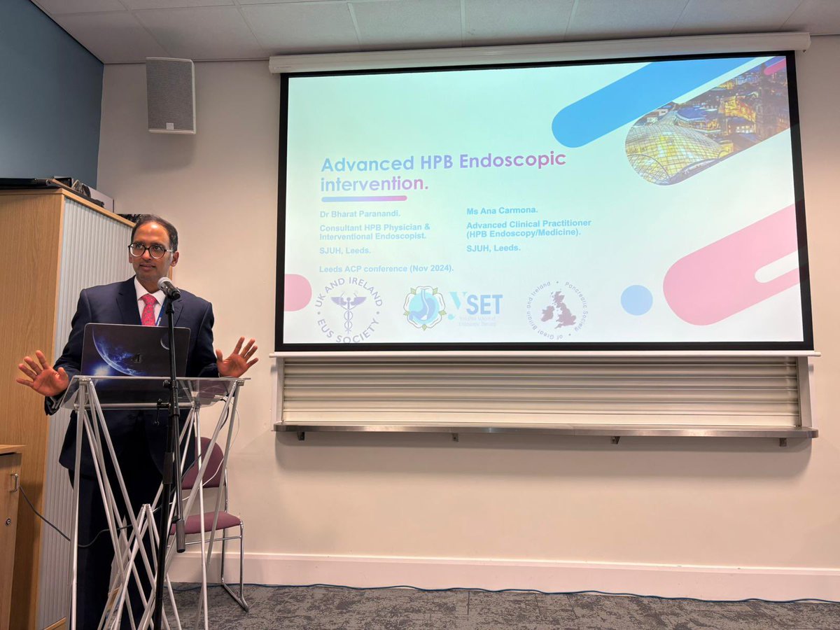 nwacpsurgleeds's tweet photo. Massive thanks to Bharat Paranandi and tACP Ana for their very interesting talks on Advanced Endoscopy and the available approaches to intervention #ACPsurgLeeds https://t.co/A8UnqV20sA