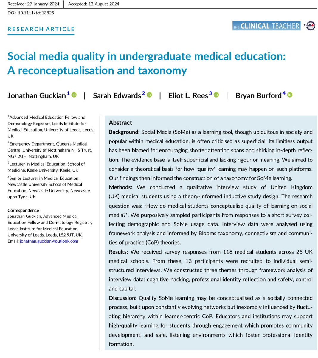 Dr Sarah Edwards tweet media