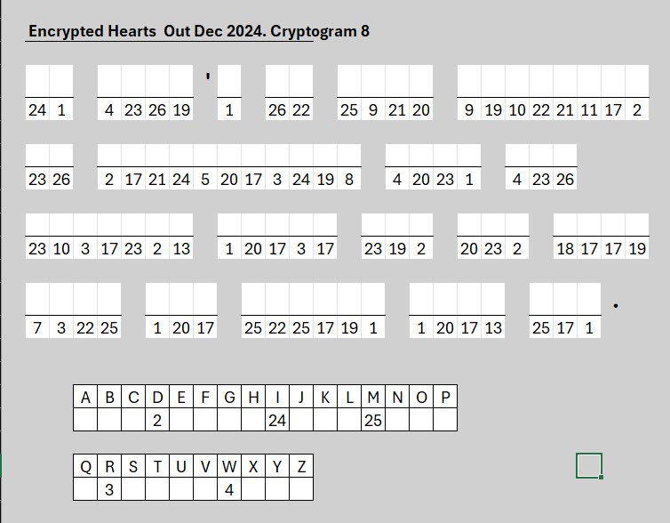I was unsure about posting as I don’t want to be crass or insensitive, but I know some of us need a sense of normalcy and distraction. So in the spirit of keep calm and carry on, here is puzzle 8. For rules/puzzles see evbancroft.com/puzzles-for-en… #sapphicromance #historicalfiction