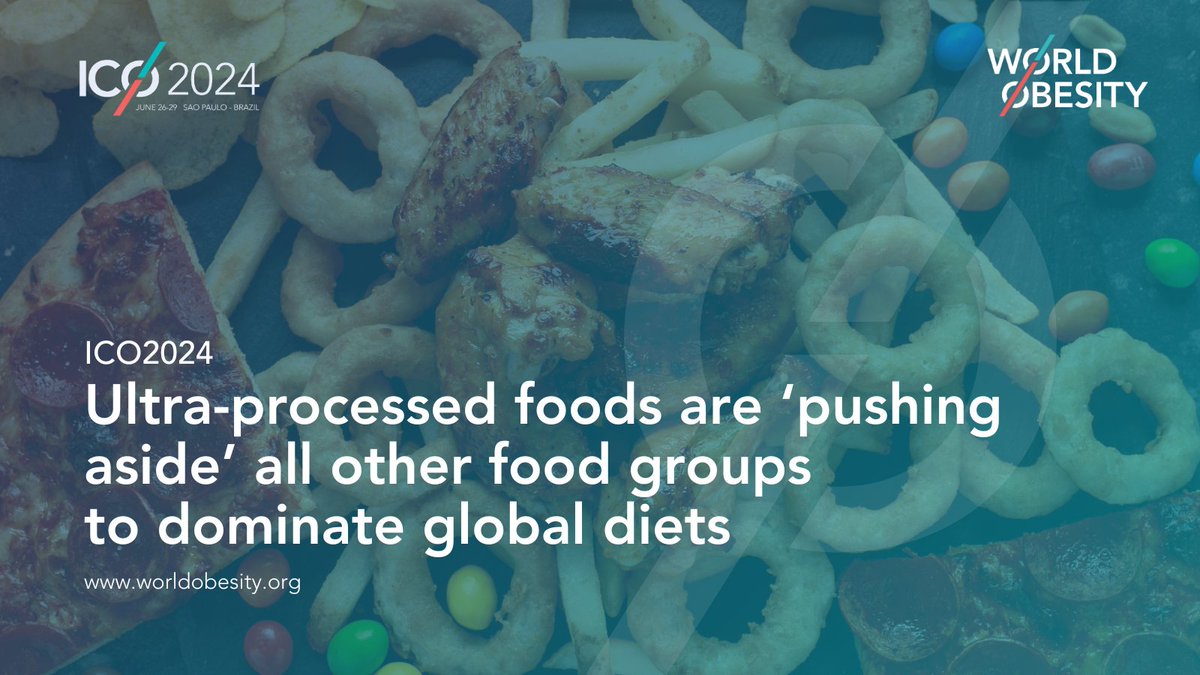 Ultra-processed foods are dominating global diets, pushing healthier options aside and increasing chronic disease risks.

Prof. Carlos Monteiro at #ICO2024 calls for urgent tobacco-style regulations like warning labels and advertising bans. 🌍🍎

➡️ worldobesity.org/news/ultra-pro…