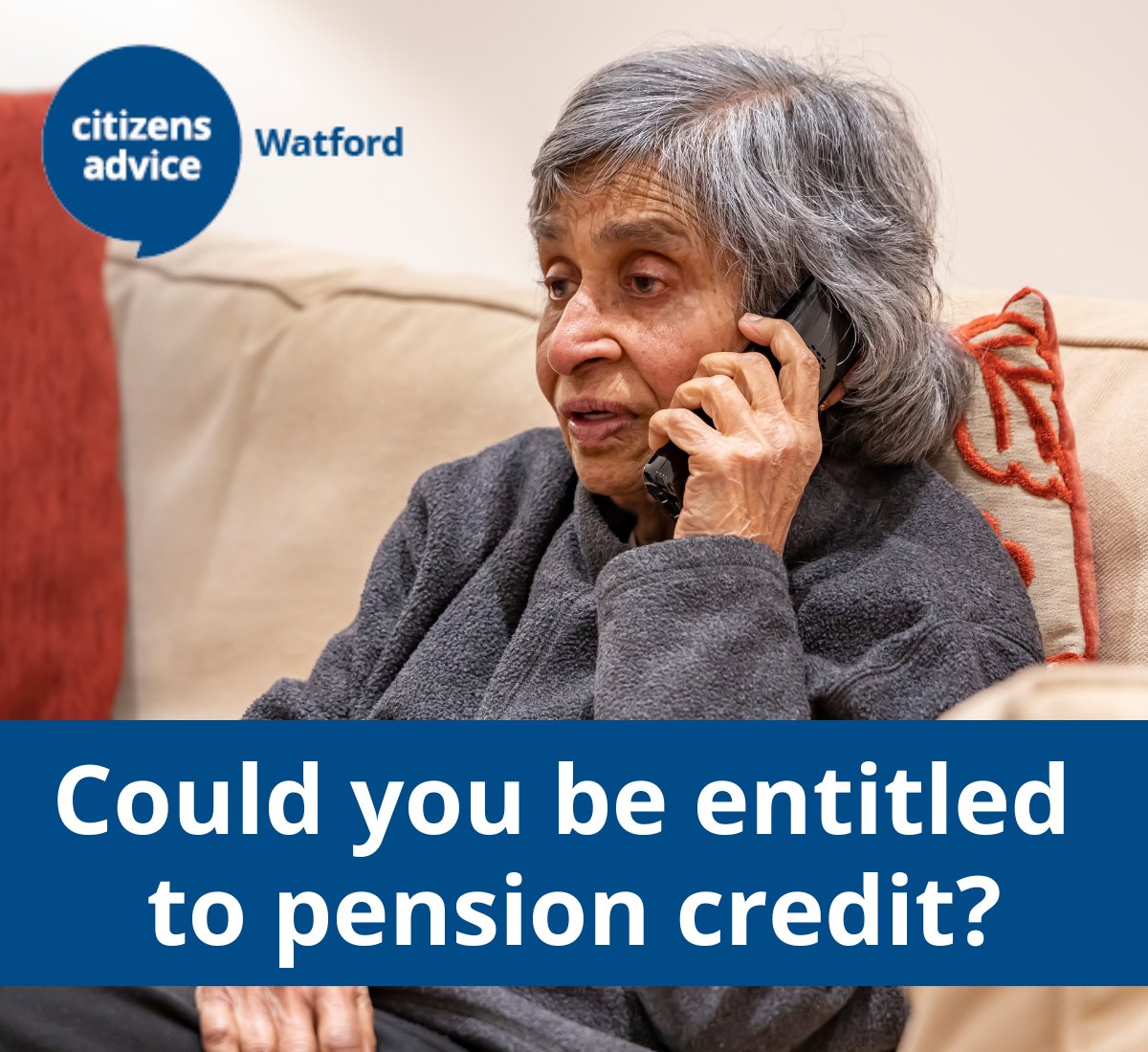 Watford Council (@watfordcouncil) on Twitter photo 🌟 Are you aged 66 or over? You may qualify for Pension Credit and extra financial support! Call <a href="/WatfordCAB/">Citizens Advice Watford</a> at 0800 144 8848 or visit us at St Mary's Church, Watford. 💙 ow.ly/P3Vm50U1eTC 🌟 Are you aged 66 or over? You may qualify for Pension Credit and extra financial support! Call <a href="/WatfordCAB/">Citizens Advice Watford</a> at 0800 144 8848 or visit us at St Mary's Church, Watford. 💙 ow.ly/P3Vm50U1eTC