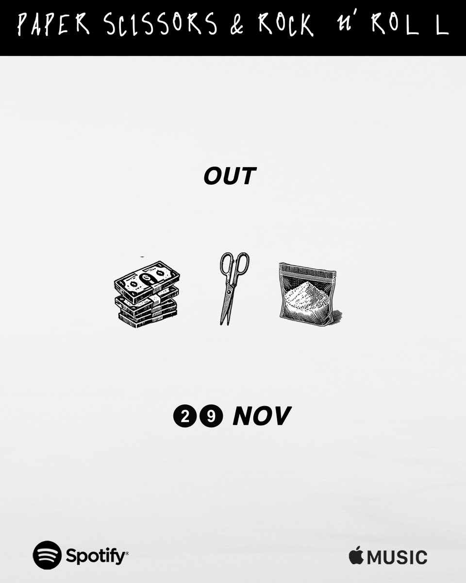 jjackmoy's tweet image. "Life is a game of chance, a series of choices, and a test of resilience."
‘Paper, Scissors &amp;amp; Rock N Roll’ will be released November 29th
Booking/Press inquiry’s: info@jackmoy.se
Pre-save:
recordu.lnk.to/Paper_Scissors…