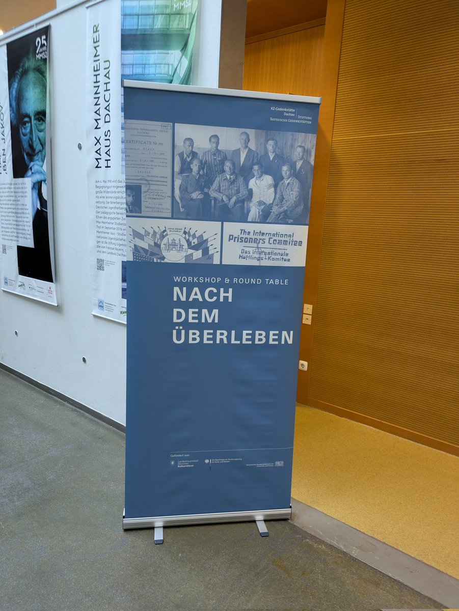 DanielSchuch6's tweet photo. Sehr interessanter Workshop heute im @DachauMemorial zum Thema "Nach dem Überleben". Danke an die Kolleg:innen für wichtige Kommentare zu meinen neuen Forschungen über "Pilgerfahrten" von KZ-Überlebenden 
@UniJena @GeschichteMOe @dfg_public https://t.co/RlHjPIQkIV