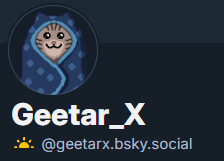 Geetar_X's tweet photo. I did finally setup my BlueSky Account :) Hopefully I have enough time for some PixelDailies soon! https://t.co/z44FUWz86D