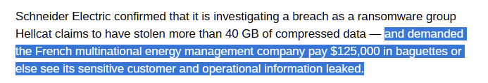 125k$ de baguettes en ransomware, c'est beau :D