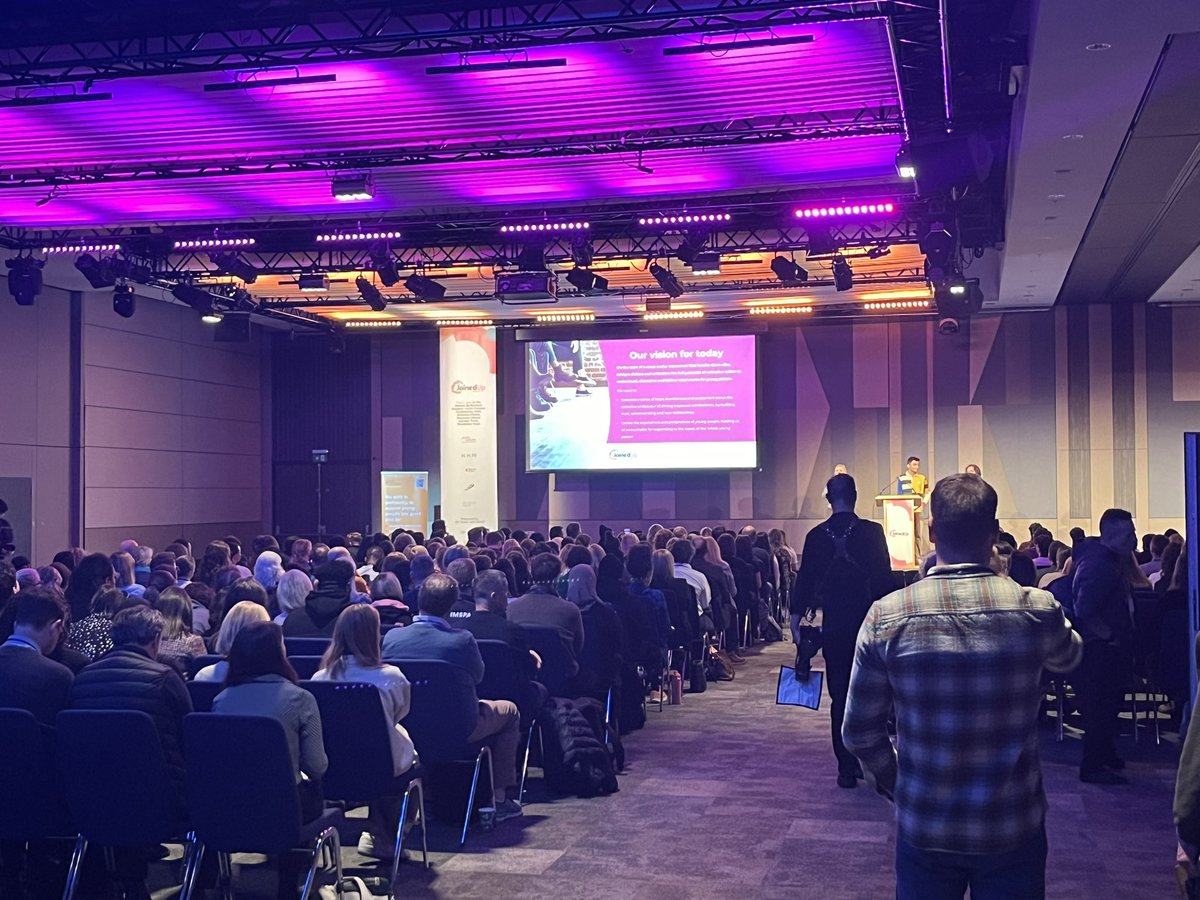 <a href="/UKYouth/">UK Youth</a> joined up summit. The turnout is unbelievable, absolutely brilliant it’s gonna be a good day