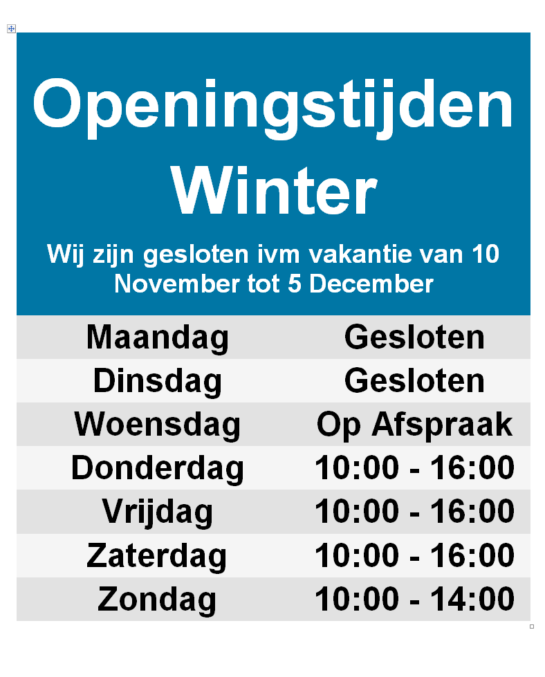 In verband met de vakantie sluiting nemen we geen automaten en reparaties meer aan. Deze kunt u na 5 December weer aanleveren.