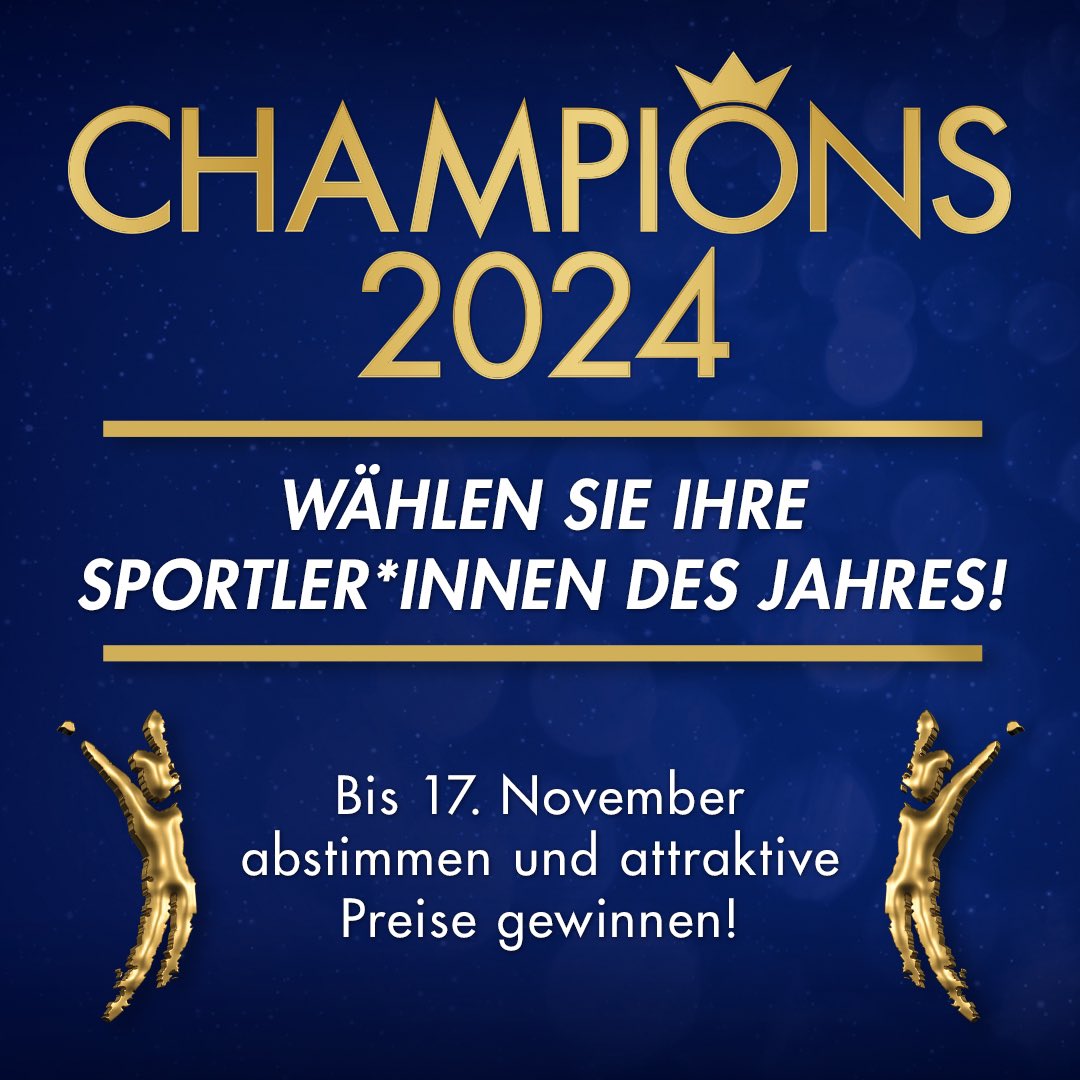 🏆 CHAMPIONS 2024: Stimmt bis 17.11. für Berlins Sportstars! Jetzt abstimmen: wahl.champions-berlin.de 

#wahl #champions #2024 #Berlin