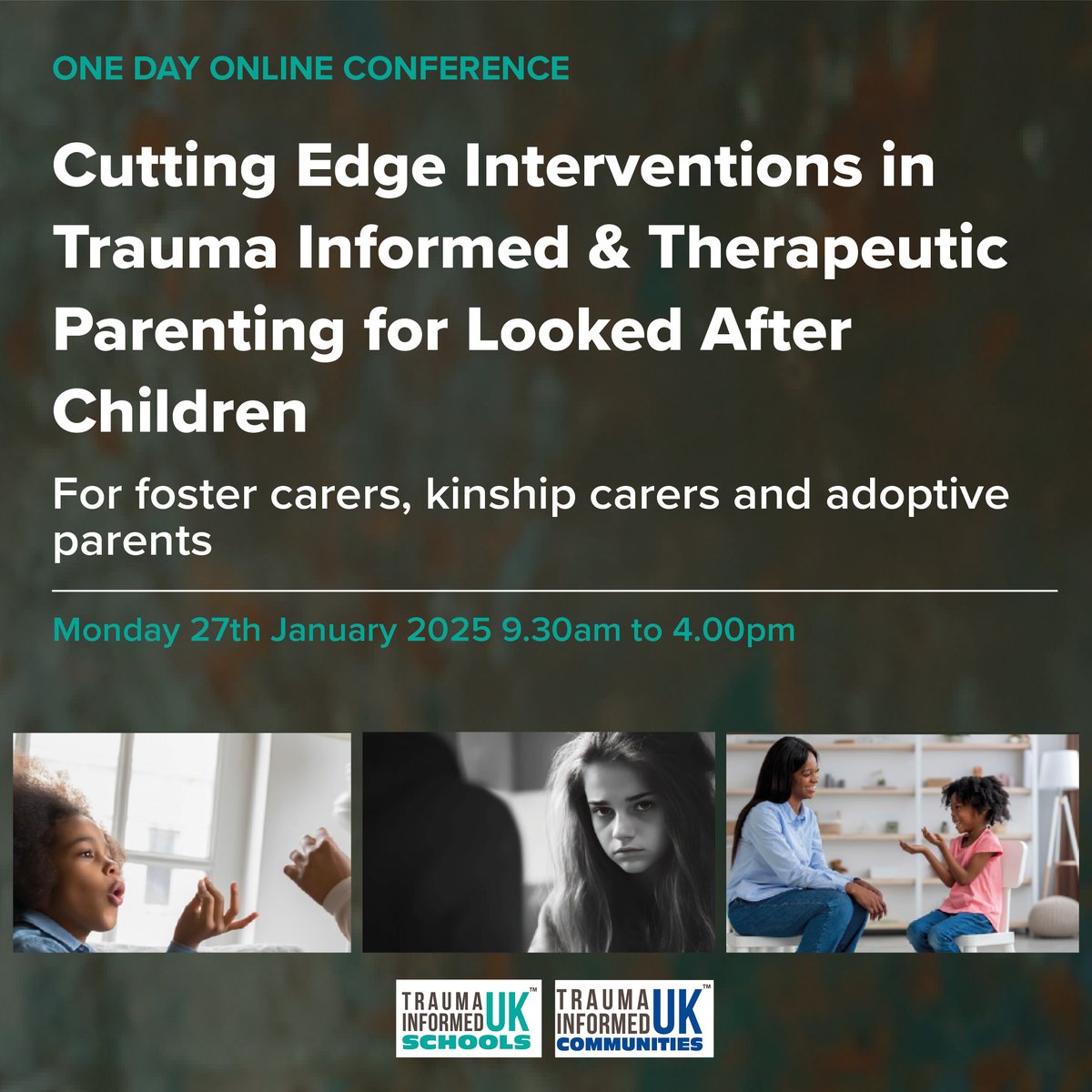 This conference supports parents and practitioners in building strong, nurturing and healing relationships with children in their care while managing their own mental health.