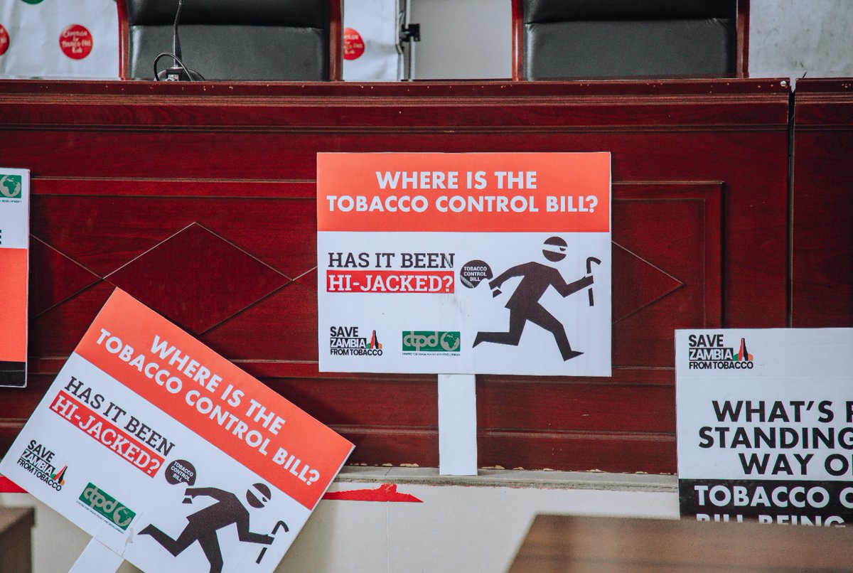 Tobacco not only harms our health but also our environment! From deforestation to pollution, tobacco production has lasting impacts on our natural resources #PassTheTobaccoControlBill
        <a href="/CTPDZambia/">CTPD Zambia</a> <a href="/HHichilema/">Hakainde Hichilema</a>  <a href="/mohZambia/">Ministry of Health Zambia</a>