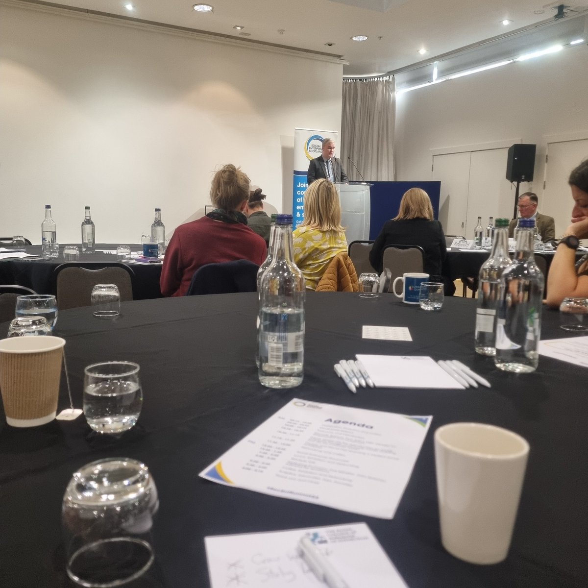 Great to be at the <a href="/SocEntScot/">Social Enterprise Scotland</a> summit today.  Tom Arthur speaking passionately about rural enterprise, community wealth building and our #Accelerate impact