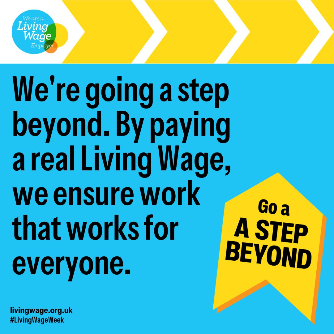 Living Wage Week is here and we're proud to be a Living Wage Employer!
Like thousands of employers across the UK, we've committed to going a step beyond and paying our team a real Living Wage - one calculated on the actual cost of living.
livingwage.org.uk
#LivingWageWeek