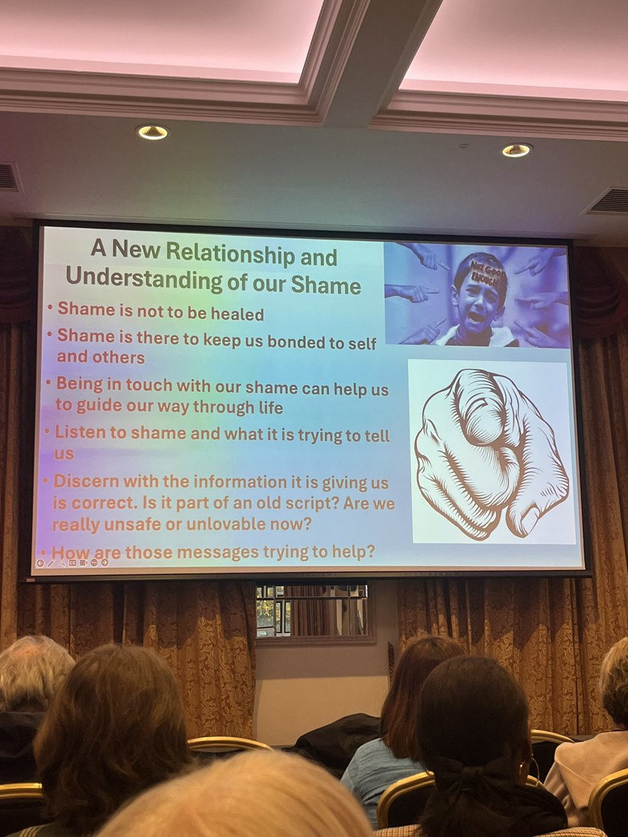 TINT Education (@tinteducation) on Twitter photo Dr. Ray O’Neill from <a href="/DCU/">Dublin City University</a> just spoke about the shame of trauma and the trauma of shame. Wow. There is so much more we have to learn about how to be with this complex emotion. I feel this talk was just too brief - I could’ve listened for so much longer!👏🏻 #tipcon24 Dr. Ray O’Neill from <a href="/DCU/">Dublin City University</a> just spoke about the shame of trauma and the trauma of shame. Wow. There is so much more we have to learn about how to be with this complex emotion. I feel this talk was just too brief - I could’ve listened for so much longer!👏🏻 #tipcon24