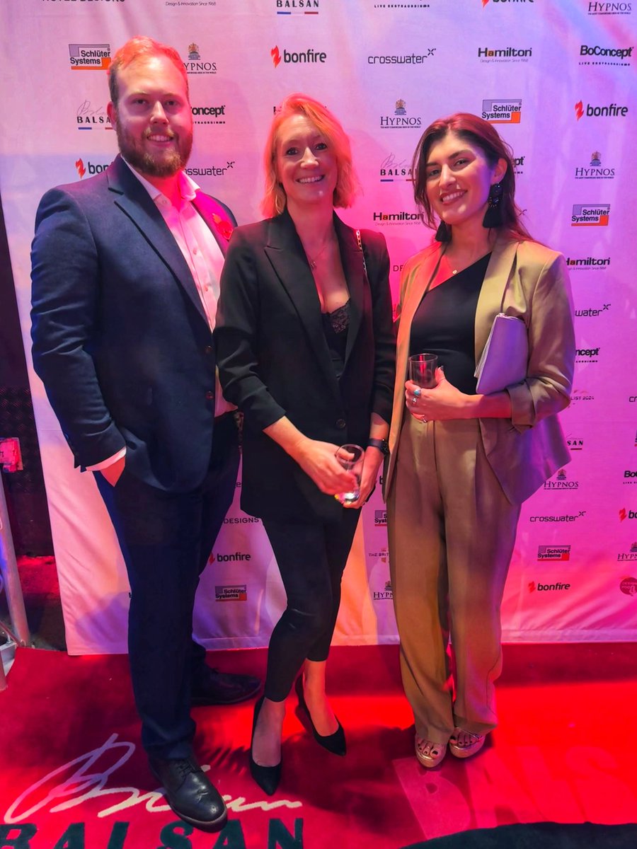 Proud moment seeing our Co-Owner Holly Hallam shortlisted last night amongst a fantastic line up at the <a href="/HotelDesigns/">Hotel Designs</a> Brit List Awards for ‘Interior Designer of the Year’ 👏 thank you so much to the <a href="/HotelDesigns/">Hotel Designs</a> team for a wonderful evening! 

#InteriorDesignAwards #TheBritList