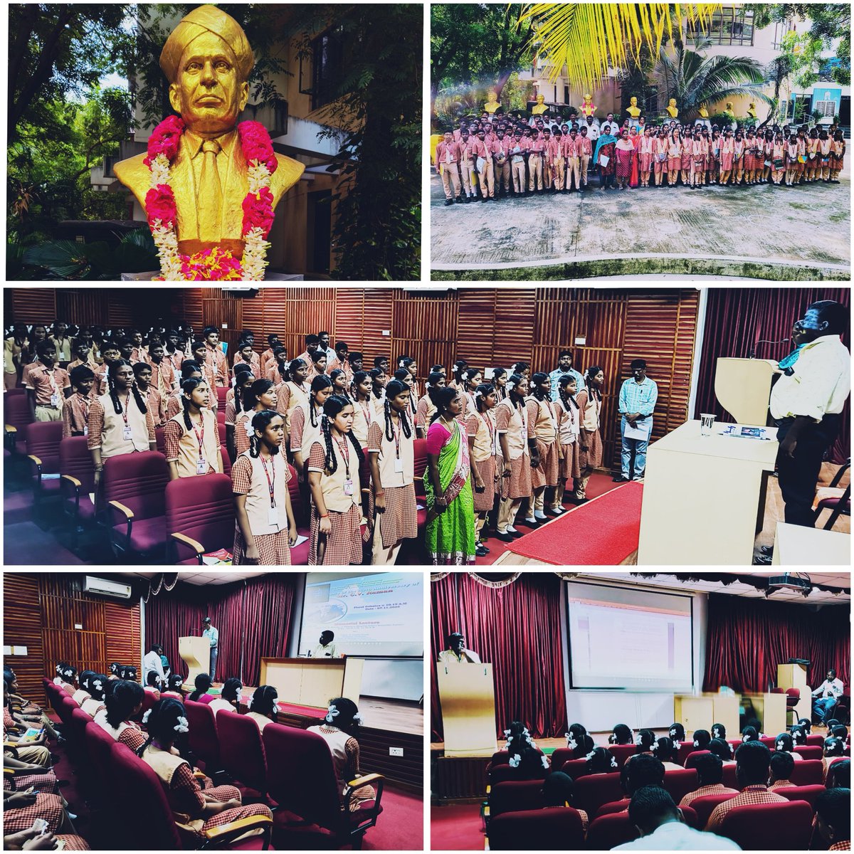 AkscDr's tweet photo. Conduct of Memorial lecture on the Observance of 136th Birth Anniversary of Sir. C. V. Raman on 07.11.2024 at Dr. Abdul Kalam Science Centre and Planetarium, Lawspet, Puducherry https://t.co/mV9eONRBxu
