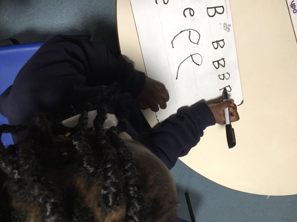 MrsLagah's tweet photo. Some children in Nursery are beginning to form recognisable letters from their name! I am so proud! @paganelschool https://t.co/QguwP4BZm5