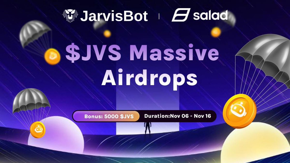 🇺🇸 Trump claims victory—now, secure yours with the $JVS Airdrop! 🚀

@JarvisBot_ai’s launching $JVSC before Q4 wraps. Here’s your chance to snag some tokens:

Method 1: Join the miniapp [t.me/jarvisbot_ai_b…]
→ Stake by Nov 16 for an extra 500 $JVS bonus! 💸

Method 2: