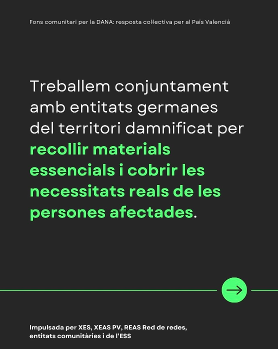 XES_SantAndreu's tweet photo. Des de @XES_cat impulsem #FonsComunitariDANA ❤️     

Amb la teva aportació ajudes a (re)construir xarxes de suport mutu i esperança en moments de dificultat.

🩸https://t.co/YFTHuRgRQY https://t.co/uWSiJiRRjT