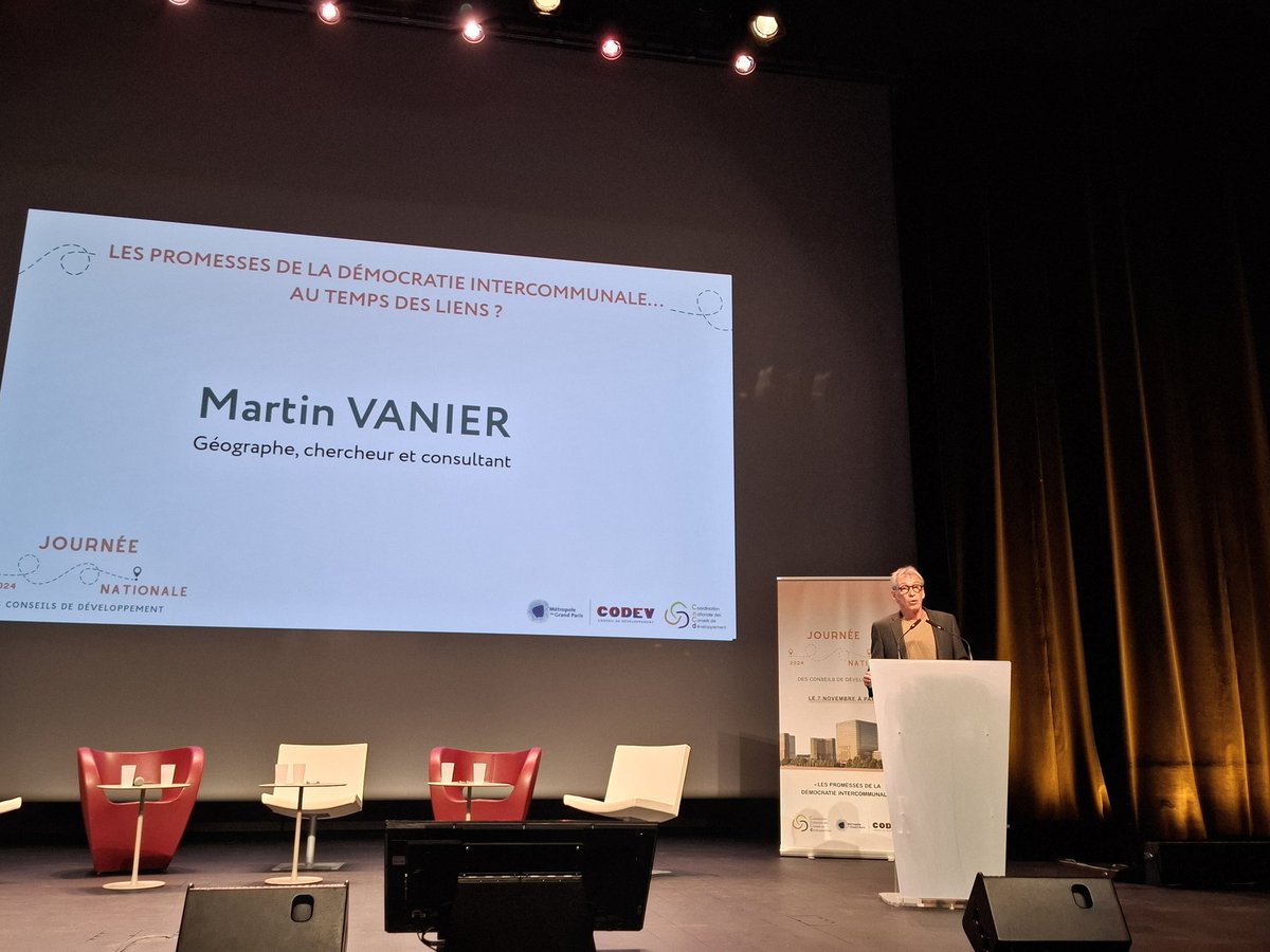 CESER de France (@ceserfrance) on Twitter photo Intéressante intervention du Géographe <a href="/martinvanier1/">Vanier Martin</a> qui appelle à sortir de la fracture devenue une culture au détriment d'un populisme transpartisan.
L'espace des Codev se situe sur la médiation en faisant du commun avec du complexe pour nourrir une culture collective Intéressante intervention du Géographe <a href="/martinvanier1/">Vanier Martin</a> qui appelle à sortir de la fracture devenue une culture au détriment d'un populisme transpartisan.
L'espace des Codev se situe sur la médiation en faisant du commun avec du complexe pour nourrir une culture collective