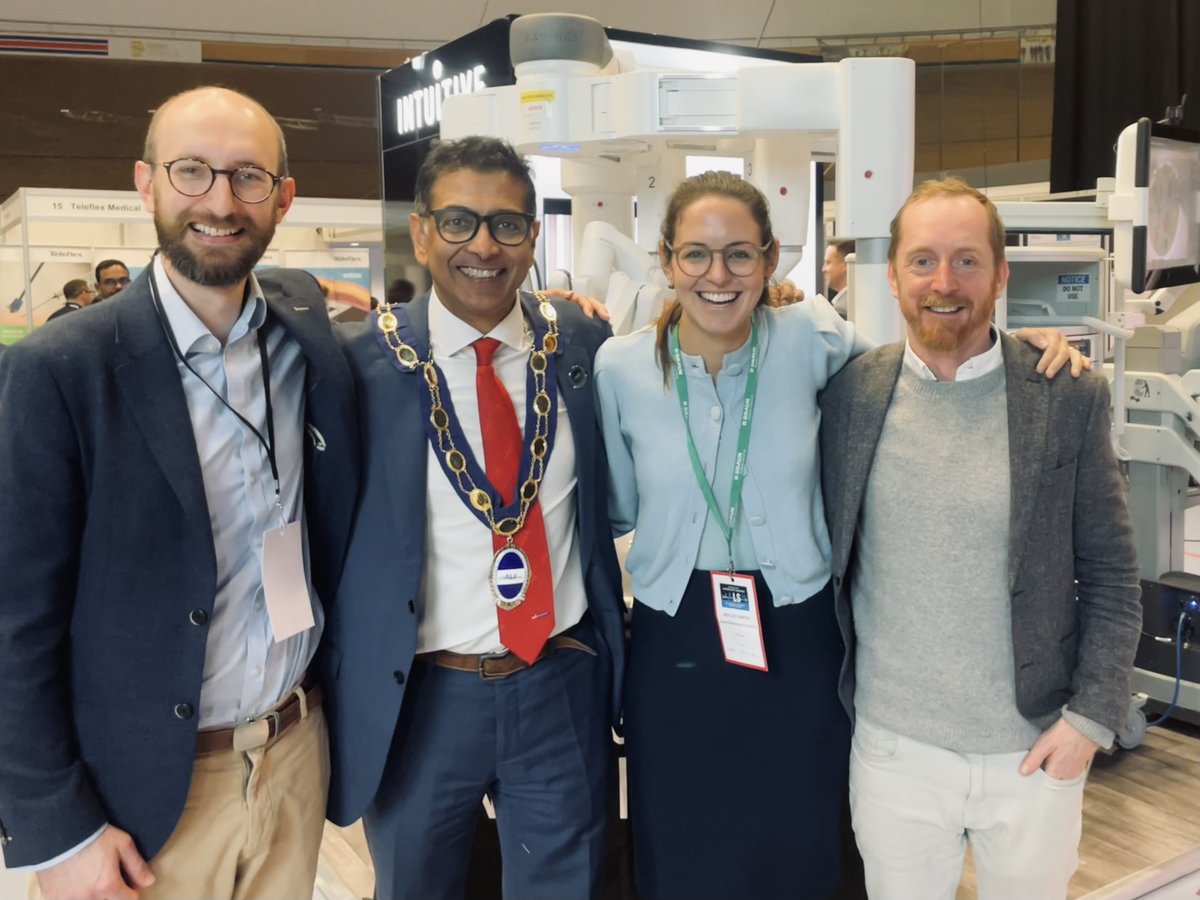 Have you heard how surgeons are putting innovation, technology &amp; training at the heart of modern surgery? Through The Keyhole is the official podcast of ALSGBI. All 10 episode of Series 4 are out NOW! Link below. Here we are with our podcast producers at conference, Thx team !