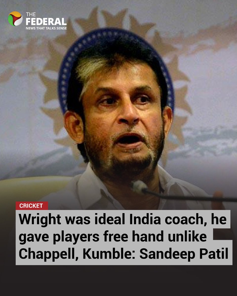 TheFederal_News's tweet photo. "#JohnWright was soft spoken, polite, well-mannered, always kept to himself, and was happy to be in #SouravGanguly's shadow," said  #SandeepPatil, the 1983 World Cup winner.

Read more: https://t.co/KY2KSMJ1xx https://t.co/ZmXLbuNT5Y