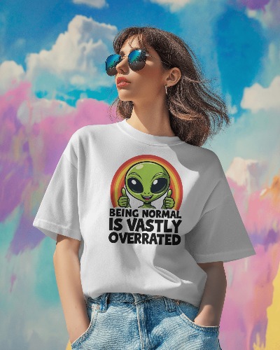 casper77788's tweet image. being normal is vastly overrated T-Shirt
teepublic.com/t-shirt/681293…

#BeNormal #Upnormal #overrated #funnyshirts #funny #alien #alienlife #alientshirt
