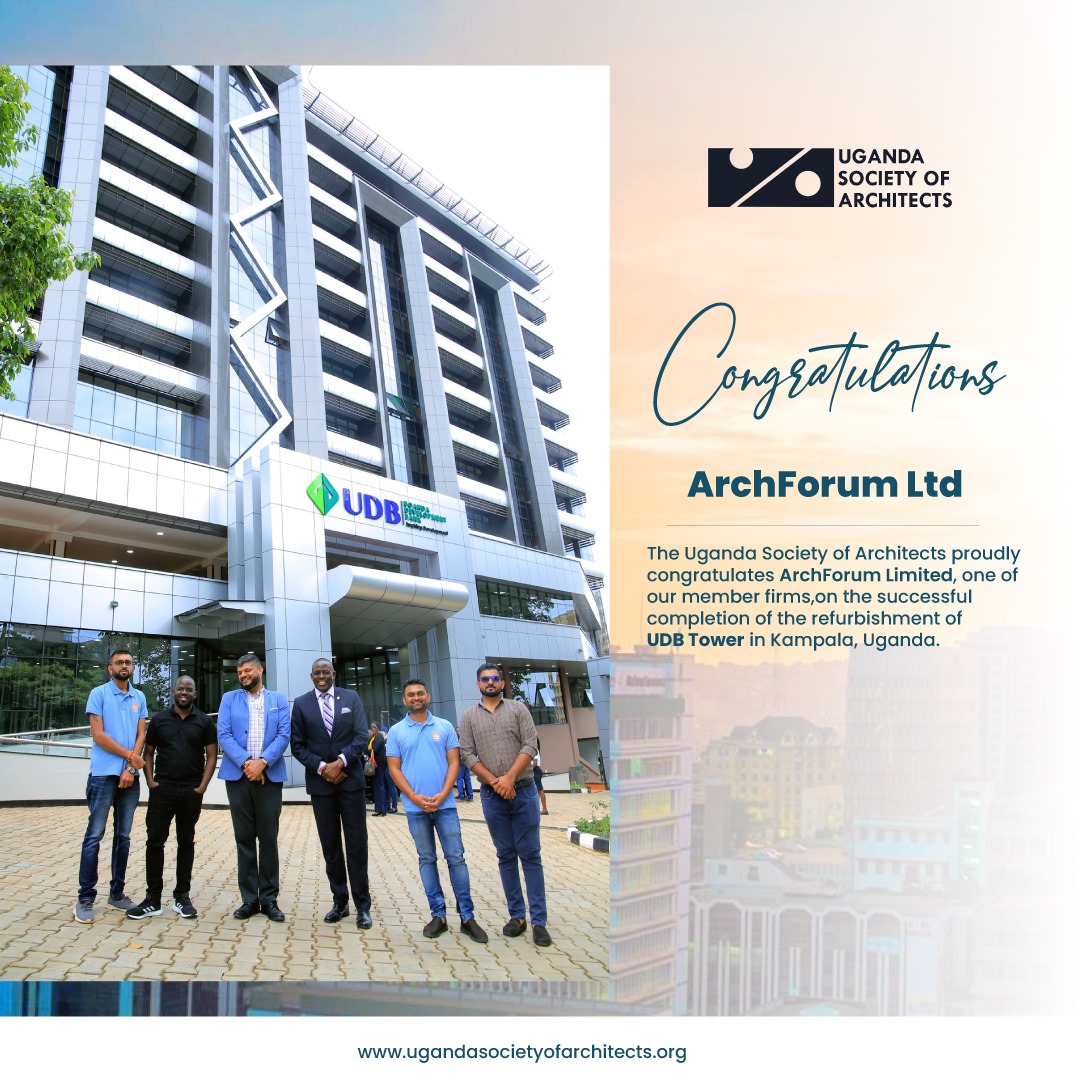 Project spotlight🏢

We congratulate our member firm, <a href="/ArchForumUganda/">ArchForum</a> who handled the architecture and project management of the newly refurbished Uganda Development Bank(UDB) Tower in Kampala.

#UgaArchSociety