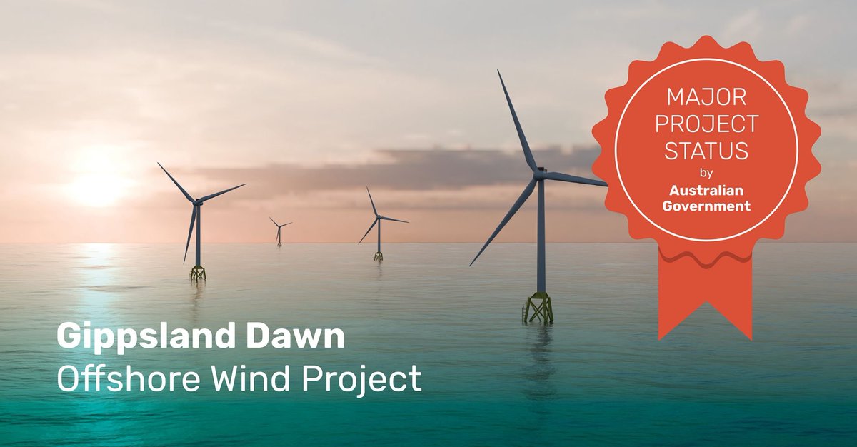 Another big milestone achieved by our Gippsland Dawn Offshore Wind Project, which has just earned Major Project Status (MPS) from the Australian Government, marking it as a nationally significant step in Australia’s renewable energy journey! More info👉 bluefloat.com/major-project-…