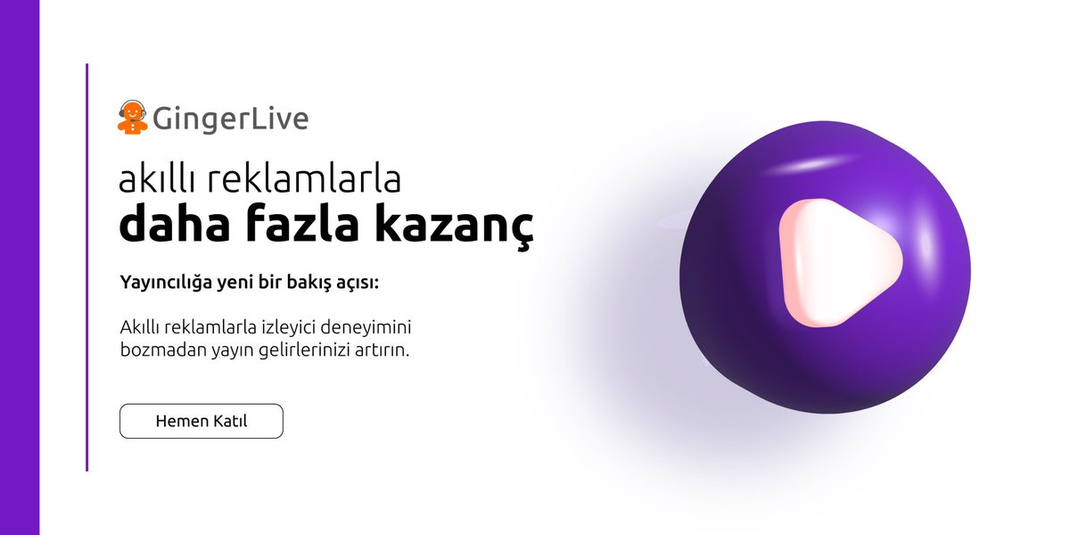 GGLiveOfficial's tweet photo. 🤖Yapay zekamız reklamların ne zaman göstereceğine karar versin, sen yayınına odaklan! https://t.co/1MG1oTxD9V