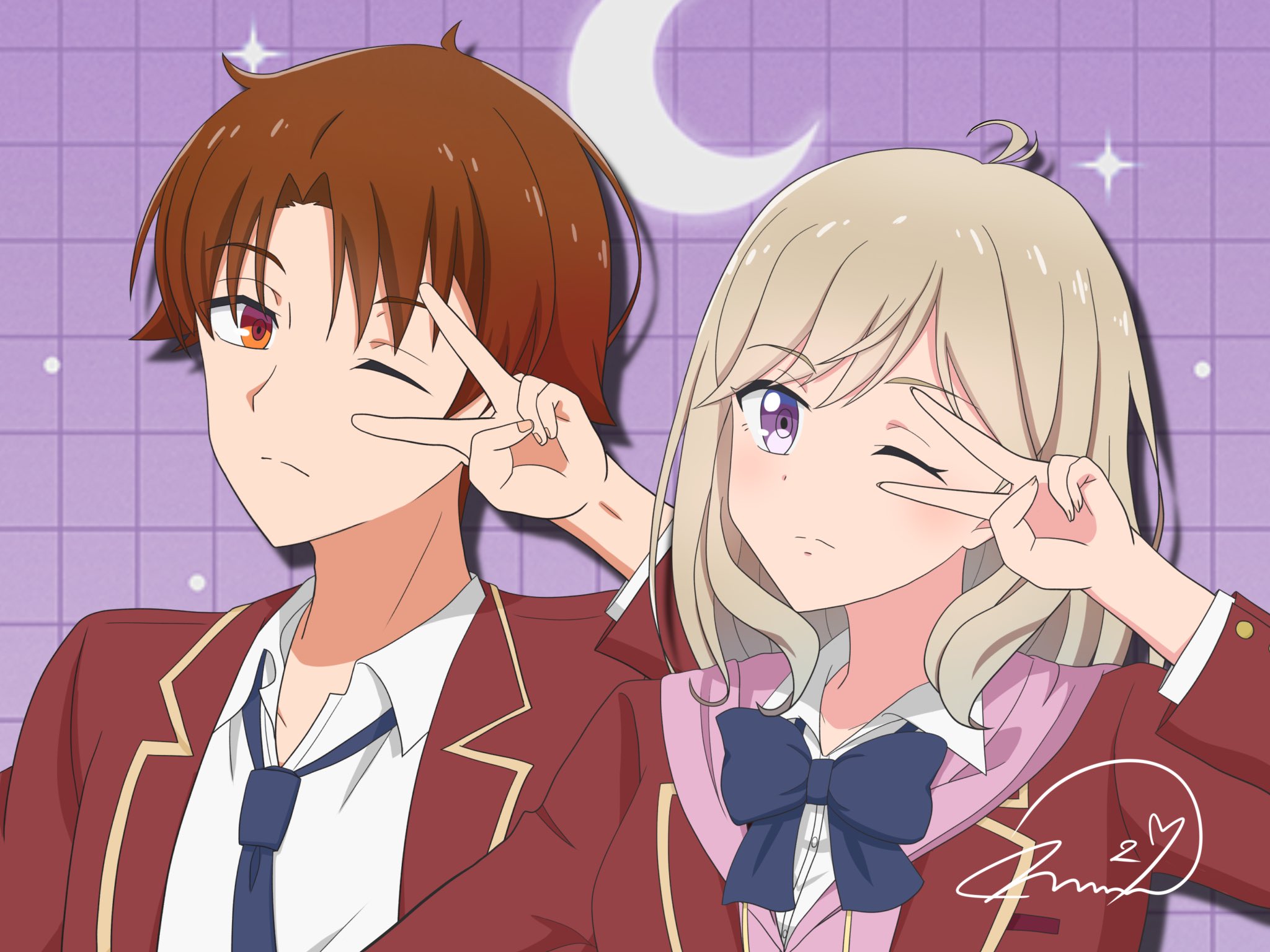 山桜桃と侘助(椿)似顔絵 - アート・デザイン・音楽