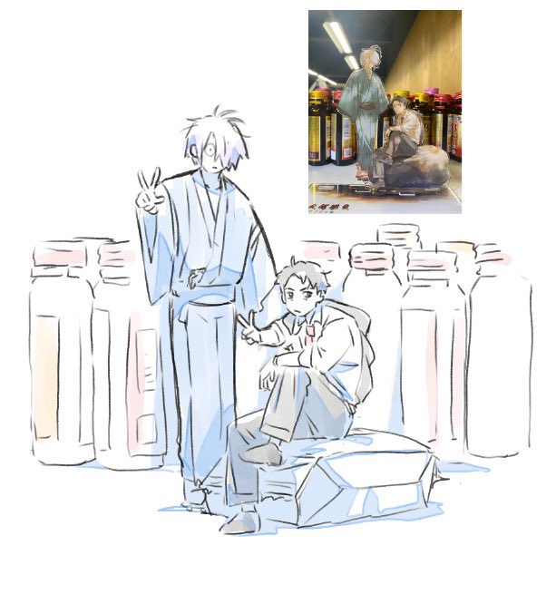 真生版作業中に描いてた絵たち