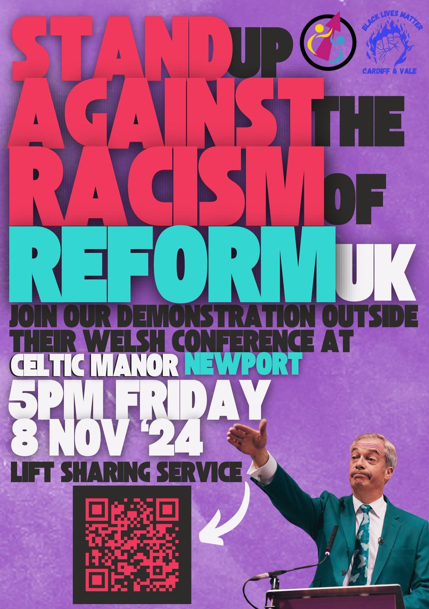 sutr_wales's tweet image. No place for racism in Wales!
Join the protest tomorrow.
Celtic Manor 5pm
@AntiRacismDay @walestuc @eystwales @rcccymru @WalesRace @BLMCymru @ZeroRacismWales
