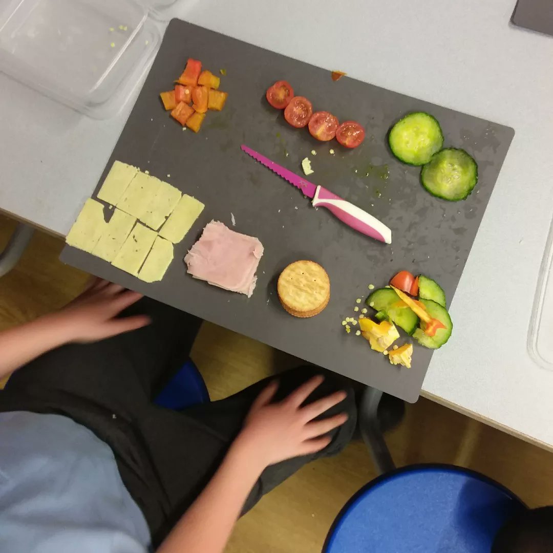 Yesterday at West Denton primary's after school club we made Homemade lunchables