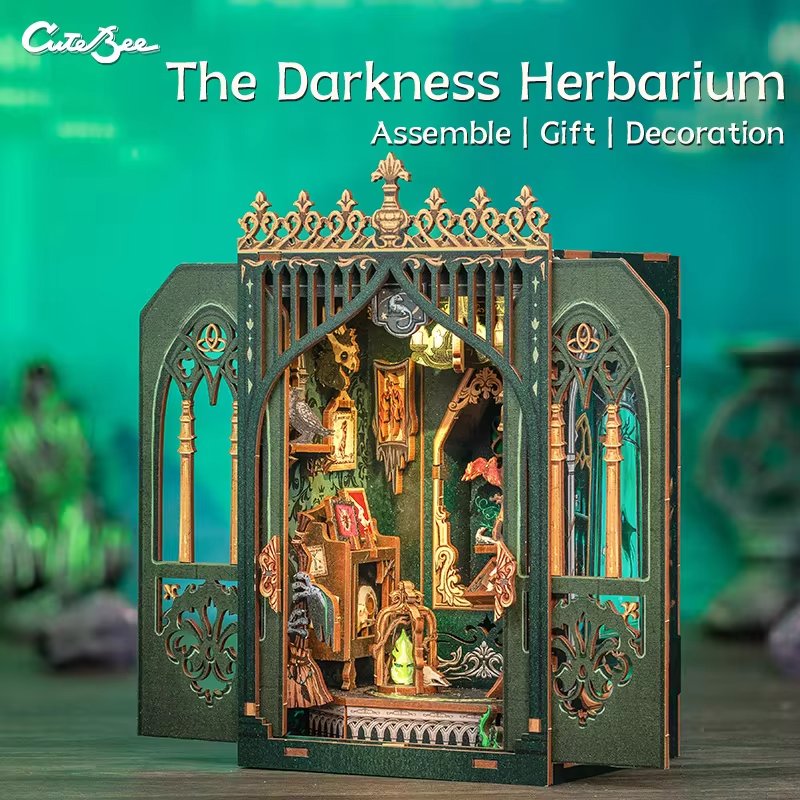 PrinceoRaditya's tweet photo. Illuminate your bookshelf with the DIY Booknook!
Perfect for gifts or adding a magical touch to your decor.
Click &amp; Buy now! 
👉https://t.co/OUoFpOO7rO
This unique Booknook, featuring a mystical Darkness Herbarium, has built-in lighting.
#BookNook #Herbarium #OnSale #CreativeGift https://t.co/dMcdglCnk2