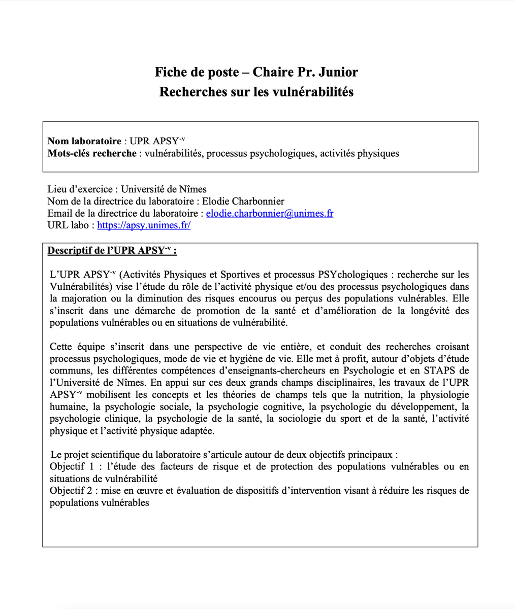 Laboratoire APSY-v Université de Nîmes tweet media