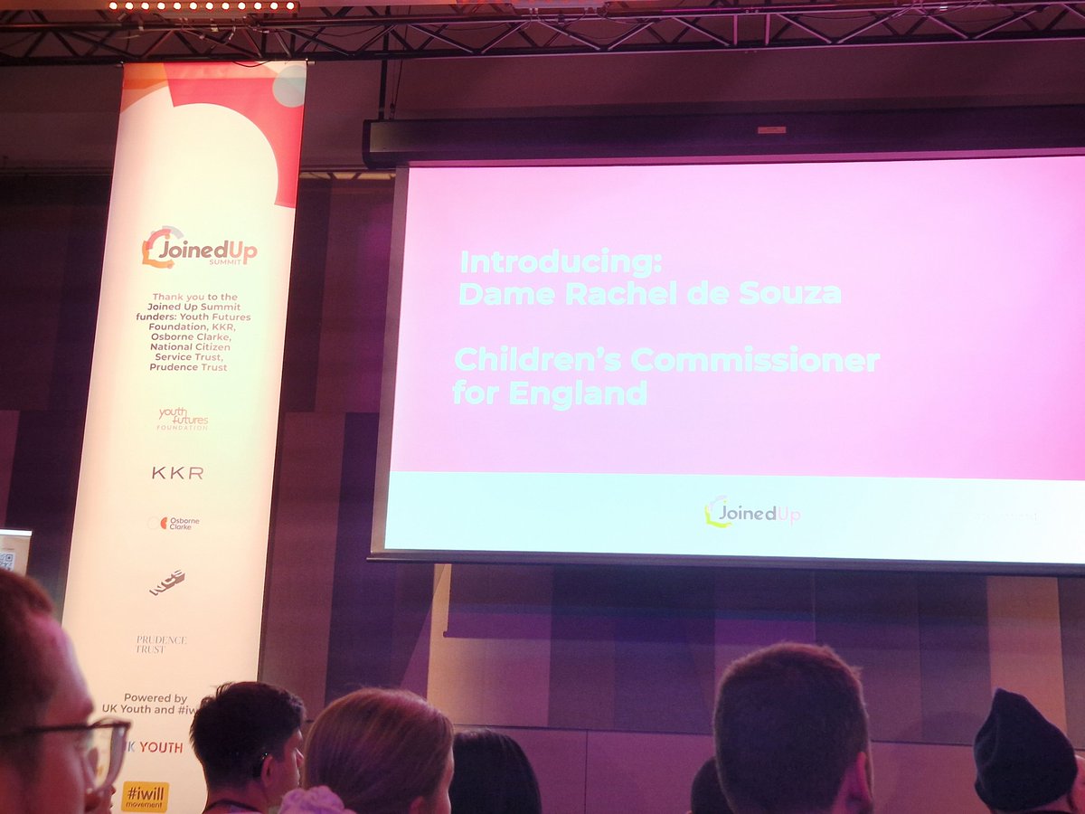 Adam Muirhead (@youthworkable) on Twitter photo "Youth Work is THE answer" - <a href="/Rachel_deSouza/">Dame Rachel de Souza</a> <a href="/ChildrensComm/">Children's Commissioner for England</a>
#JoinedUpSummit "Youth Work is THE answer" - <a href="/Rachel_deSouza/">Dame Rachel de Souza</a> <a href="/ChildrensComm/">Children's Commissioner for England</a>
#JoinedUpSummit