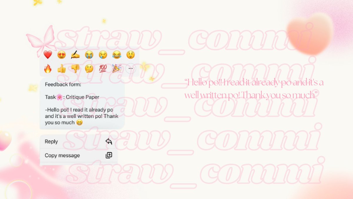 Dm @straw_commi /LF CLIENT🌸 acads commissioner tweet media