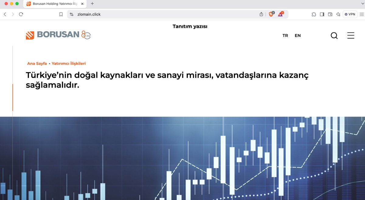 📢Phishing Site📢
🚨Borusan
🎣Phishing: hxxps[://]zlomain[.]click
#phishing #borusan #borusanphishing #turkeyphishing <a href="/urlscanio/">urlscan.io</a> <a href="/Sync_Pundit/">Sync_Pundit 👽😎🔱🔥</a> <a href="/PhisScan/">Phis Scan</a> <a href="/ActorExpose/"> IPAE!</a> <a href="/ICANN/">ICANN</a> <a href="/virustotal/">VirusTotal</a> <a href="/urldna/">urlDNA.io</a> <a href="/PhisherOfMan/">Phisher Of Man</a> <a href="/TRCert/">USOM</a> <a href="/tdatwja/">misaki</a> <a href="/cyberishlab/">cyberishlab</a> <a href="/_Firef0xx_/">firef0xx</a> <a href="/borusanholding/">Borusan Holding</a> <a href="/BorusanContempo/">Borusan Contemporary</a>
