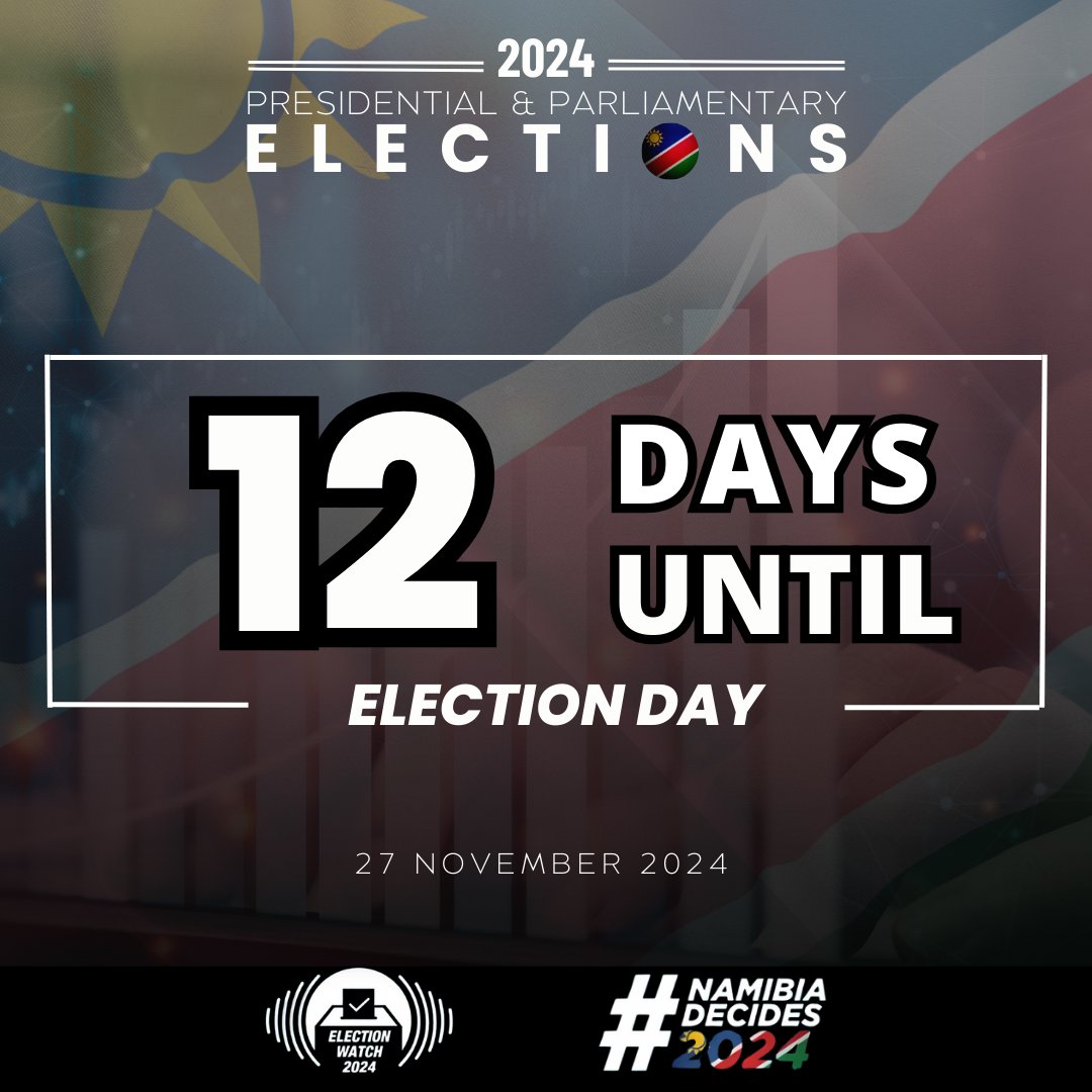 On November 27, Namibians across the nation will cast their votes to shape our country’s future. Your vote is your voice. Ensure you’re informed and ready. Every vote matters. #Namibiadecides2024