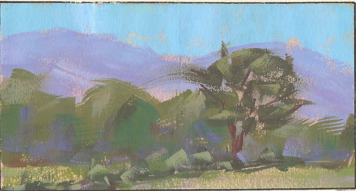 mbivert0's tweet photo. Some quick #gouache #pleinair near Lyon, France.

#painting #peinture #水粉画 #구아슈 #pittura https://t.co/Z39SpSVoYZ