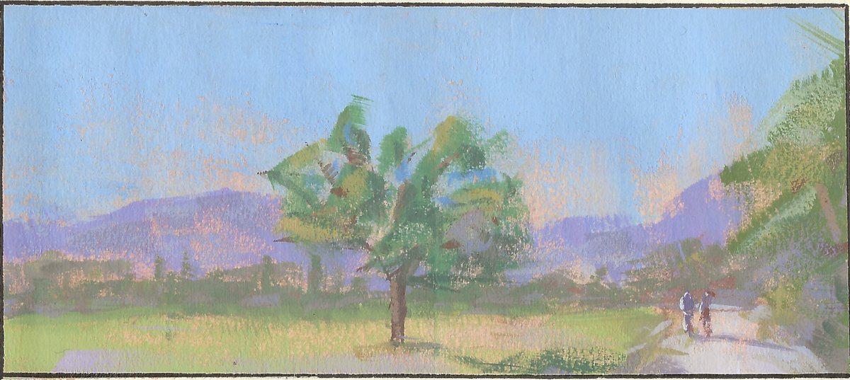 mbivert0's tweet photo. Some quick #gouache #pleinair near Lyon, France.

#painting #peinture #水粉画 #구아슈 #pittura https://t.co/Z39SpSVoYZ