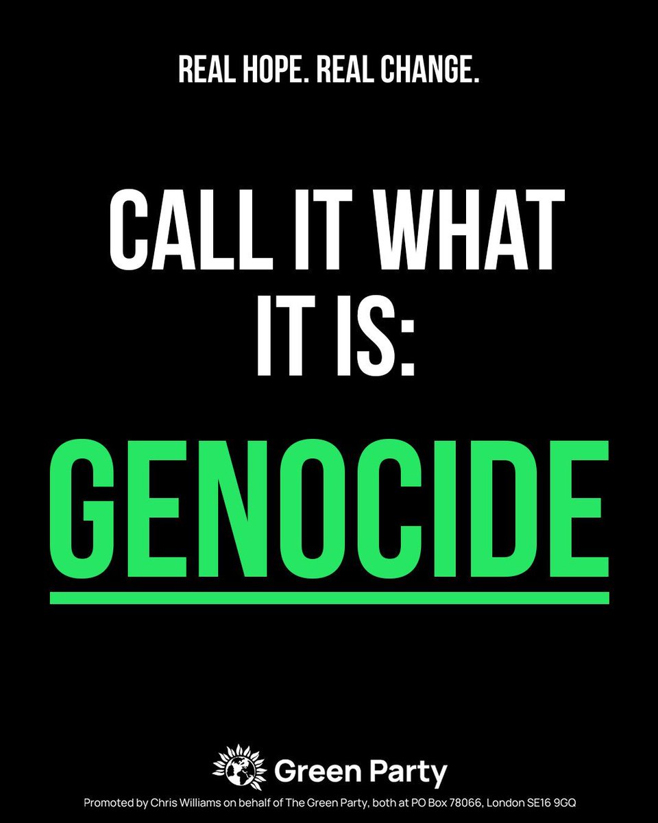 Israel has blocked aid from entering northern Gaza and has said clearly that Palestinians will not be allowed to return home.

This is genocide.

This is ethnic cleansing.