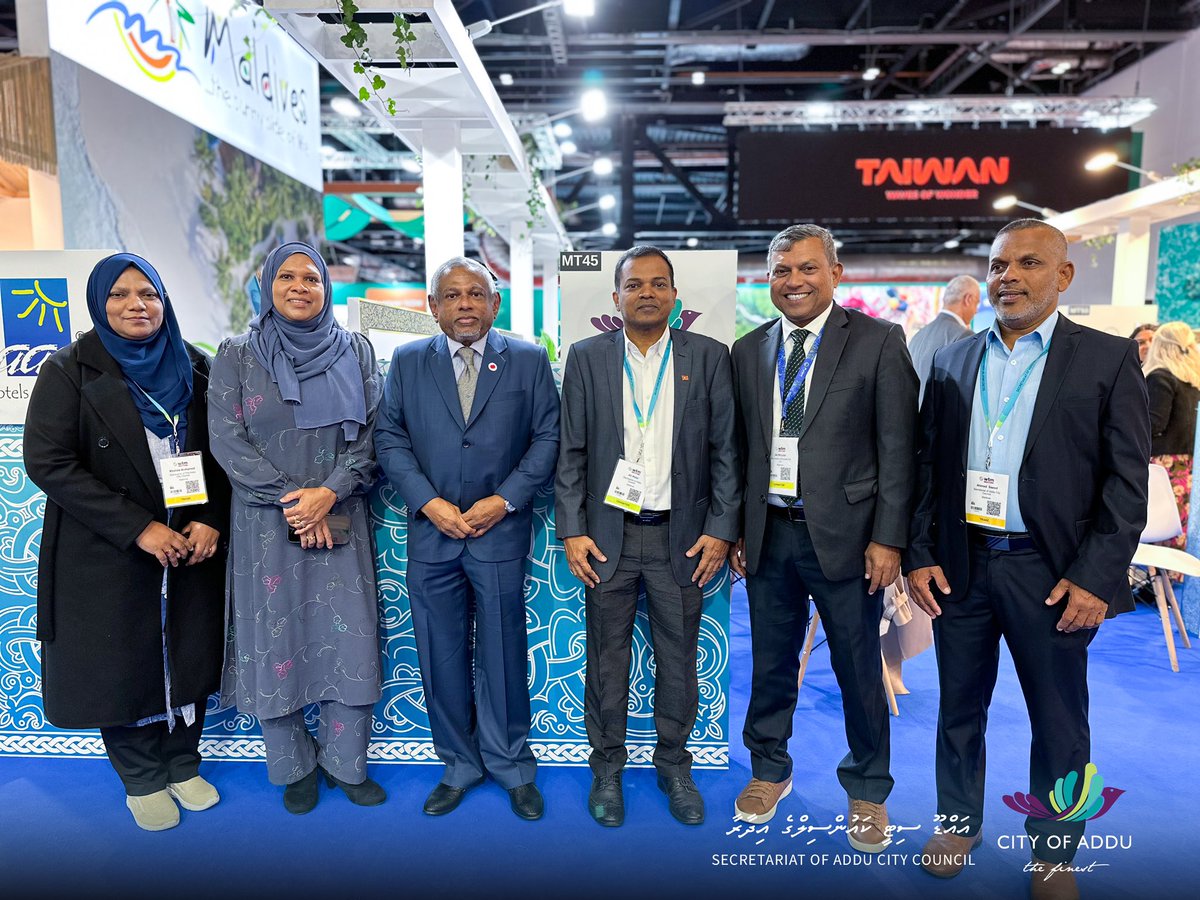 AdduCityCouncil's tweet photo. Day 2 at the WTM - London
#WTMLDN
#addutourism

@WTM_London 
@AdduTourism https://t.co/BK1tT2JZd5